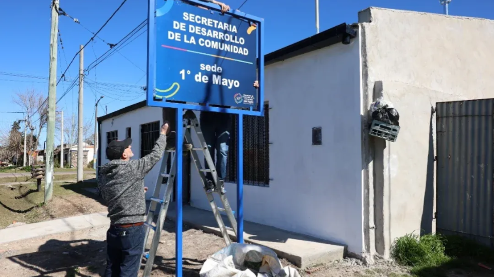Nueva sede de la Secretaría de Desarrollo de la Comunidad en el barrio 1° de Mayo Nueva sede de la Secretaría de Desarrollo de la Comunidad en el barrio 1° de Mayo