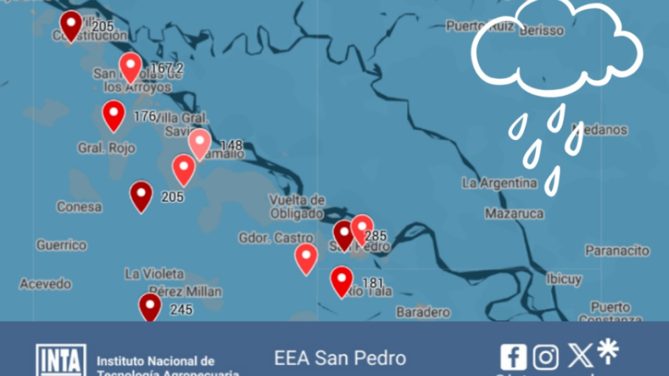 Agosto registró lluvias muy por encima de los promedios históricos Agosto registró lluvias muy por encima de los promedios históricos