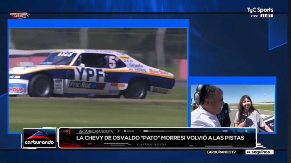 El Chevrolet del “Pato” Morresi giró en San Nicolás El Chevrolet del “Pato” Morresi giró en San Nicolás