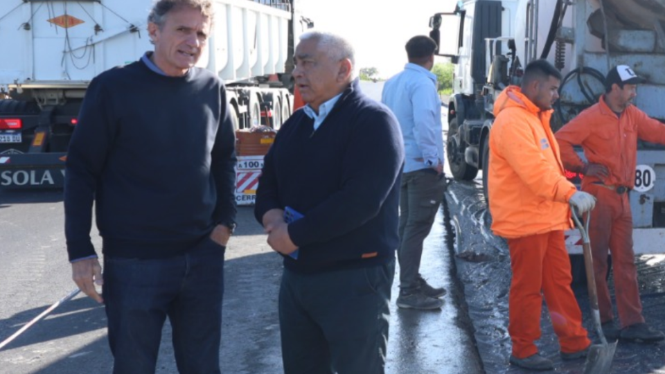 El Ministro Gabriel Katopodis recorrió las obras viales en San Pedro y Santa Lucía El Ministro Gabriel Katopodis recorrió las obras viales en San Pedro y Santa Lucía