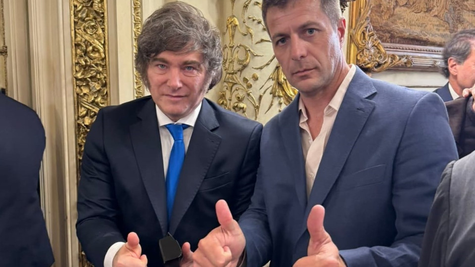 Ariel Rey participó de la asunción de Diego Santilli como Ministro del Interior